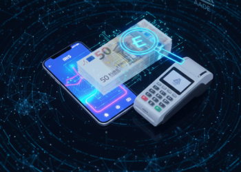 Σύγχρονες ψηφιακές πληρωμές μέσω smartphone και κάρτας σε περιβάλλον αγοράς